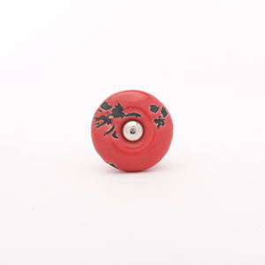SHUBHAM fleur rouge boutons en céramique moderne tiroir tirer poignées pour armoire placard commode salle de bain armoire cuisine meubles - Product Image 1