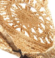 Tas Selempang Rajut Jute Ramah Lingkungan Buatan Tangan 2025 dengan Rumbai untuk Wanita, Tas Bahu Crochet Boho oleh Pemasok Tyntra India