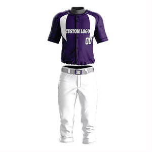 Ropa deportiva de alta calidad para hombre, uniforme de béisbol personalizado para hombre, uniforme de béisbol de último diseño, uniforme bordado impreso personalizado - Product Image 4