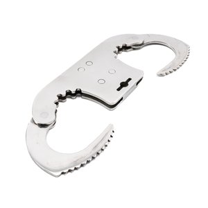 Leather <b>Thumb</b> & Toe <b>Cuffs</b> with Custom Color and Custom Design for BDSM Restraints 304 Grade 2B Finish Bending Process - Product Image 3