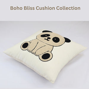 Funda de Cojín Decorativa de Panda de Dibujos Animados, Tejida a Mano, Portátil, para Habitación Infantil, Guardería, Sofá y Decoración del Hogar - Product Image 5