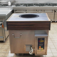 Tandoor électrique en bois de qualité supérieure avec four en argile durable et finition en bois naturel parfait pour Naan Roti et Kebabs