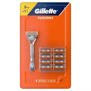 Gillette Fusion5 Mango de maquinilla de afeitar desechable para hombre con 9 recambios de cuchillas reemplazables para cara, cuerpo y axilas - Product Image 5