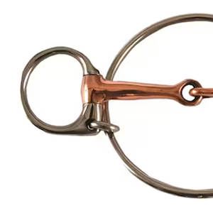 Bocado para Caballo Dexter Ring Racing, Acero Inoxidable 4-3/4, Articulado, Boquilla de Cobre de 13 mm, 2 Anillos, Apto Enterprises AE-12282, Personalizable - Product Image 6