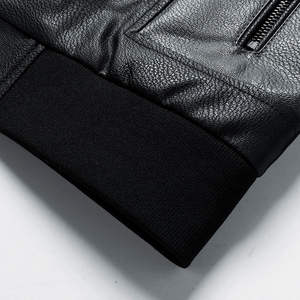 แจ็กเก็ตหนังวัวแท้สำหรับผู้ชายดีไซน์ตามสั่ง - Product Image 5