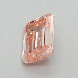 Diamante de Laboratorio de Corte Esmeralda Rosa Fantasía de 2.00 Quilates, VS1, para Anillo de Compromiso, Compra al por Mayor de Fábrica - Product Image 2
