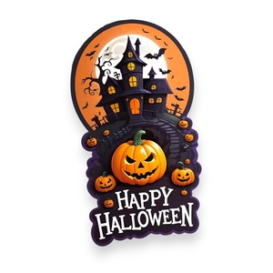 Etiqueta privada Feliz Halloween Extensión de pestañas Azulejos Paleta Spooky Skeleton Witch Hat Magnetic Lash Tile Círculo sostenible - Product Image 6