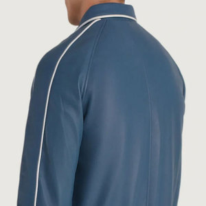 Conception de col rabattu personnalisé hommes mode vestes en cuir/Meilleure vente prix raisonnable vestes en cuir pour hommes - Product Image 5