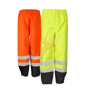 Pantalón de Trabajo Personalizado con Logotipo, ANSI Clase 1, Impermeable, Alta Visibilidad, Fluorescente, Ropa de Seguridad Industrial - Product Image 1