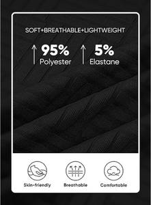 T-shirt en tricot pour homme, décontracté, extensible, uni, col rond, manches courtes, respirant, à séchage rapide - Product Image 6