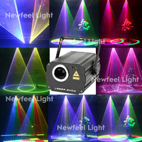 Spectacle de lumière laser F2900 2W pour les fêtes de mariage et les discothèques Animation RVB avec LED pour l'application de paysage de Noël de Noël