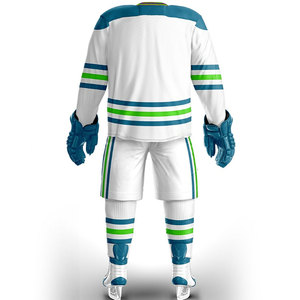 ชุดเสื้อฮอกกี้น้ำแข็งทีมกีฬาคุณภาพสูง โลโก้สั่งทำ ทรงเข้ารูป - Product Image 4