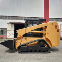 Nouvelle Chargeuse Compacte sur Chenilles TS100 Haute Performance pour la Construction, 100 CV, 1200 KG, Grande Chargeuse Compacte sur Chenilles