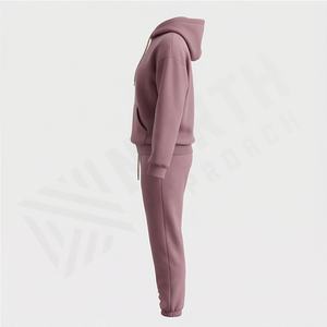 Conjunto Deportivo Unisex de Alta Calidad con Logotipo Bordado, Sudadera con Capucha y Pantalones Deportivos de Forro Polar para Invierno y Primavera, Talla Grande XXL - Product Image 3