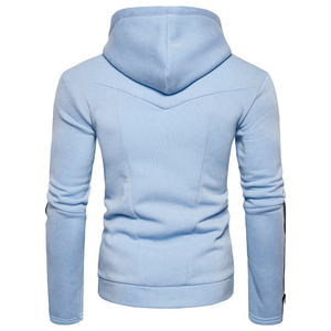 Sudaderas con capucha para hombre Sudadera con capucha y cierre de cremallera con cordón informal Sudadera con capucha Slim Fit Fleece sudadera gráfica al aire libre con bolsillos - Product Image 4