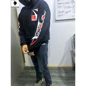 เสื้อฮู้ดดี้ผู้ชายผ้าฝ้ายเฟรนช์เทอร์รี่หนานุ่มพิมพ์ลายดิจิทัลปักลายเพชรแบบซันเฟดสำหรับฤดูหนาว - Product Image 1