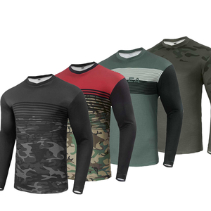 Traje de Motocross Personalizado, Resistente al Viento, Estampado, de Alta Calidad, Jersey de Descenso, Manga Larga, Camisetas de Motocross Todoterreno, OEM ODM - Product Image 6