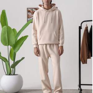 Wholesale Men Tracksuit Set Two Piece <b>Hoodie</b> Jogging Training Sportswear Casual <b>Workout</b> Tracksuit OEM Custom Logo - Product Image 1