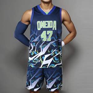 Uniforme de basket-ball cousu de haute qualité hommes femmes maillot d'entraînement personnalisable uniforme de basket-ball abordable haute Performance - Product Image 1