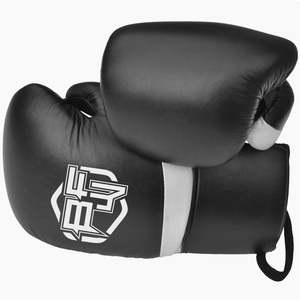 Gants de boxe à lacets professionnels en cuir véritable de haute qualité évacuation de l'humidité à séchage rapide pour l'entraînement de kickboxing d'arts martiaux - Product Image 3