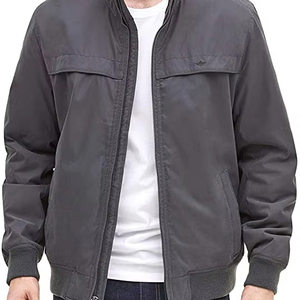 Custom Fashion 2025 Latest Design <b>Men's</b> Winter Bomber <b>Jackets</b> <b>Thin</b> Stand Collar at Wholesale Price <b>jacket</b> for <b>men</b> - Product Image 1