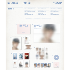 TXT YEONJUN - NO LABELS : PART 02 2ème mini-album Photobook Ver. ( THÈME 1 / 2 / 3 ) - Product Image 4