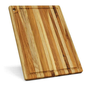 เขียงไม้ขายส่งสำหรับครัว หนา ใหญ่ ไม่มีลวดลาย สามารถสลักชื่อได้ ทำจากไม้สัก ไม้วอลนัท ไม้กระถิน พร้อมร่องสำหรับน้ำ - Product Image 1