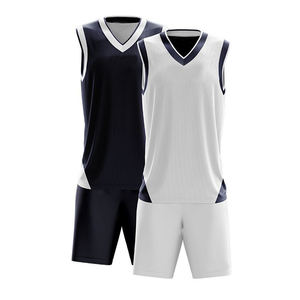 Diseña tu propio nombre y logotipo de número Uniforme de baloncesto de color sólido - Product Image 5