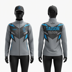Chaqueta de Entrenamiento de Béisbol Unisex, 330 GSM, Forro Polar de Poliéster Premium, Tejido de Alto Rendimiento, Frente Sólido Negro, Dorado, Bordado Personalizado - Product Image 4