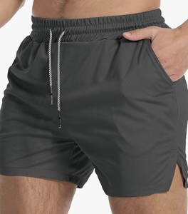 Shorts en maille pour hommes, logo personnalisé, séchage rapide, vêtements de sport actifs, nylon, polyester, OEM - Product Image 2