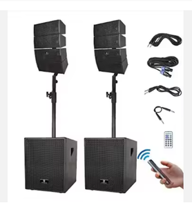 AUTÉNTICO NUEVO Sistema de Sonido Line Array Pasivo Profesional para DJ de 12 Pulgadas, Configuración Completa - Product Image 1