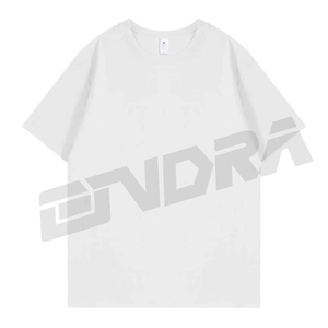 Double fil 400G Heavy Duty Short Sleeve T Shirt for Men Summer Pure Cotton Thick Fabric Tee with Small Neckline Comfortable Fit - Product Image 5