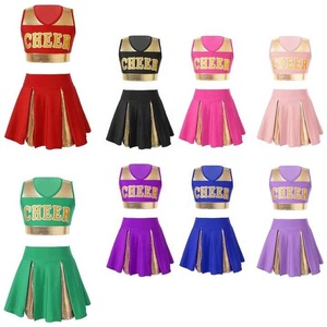 Uniforme de joie personnalisé avec tissu évacuant l'humidité et options de couleurs vives, parfait pour les équipes de cheer compétitives et l'école - Product Image 6