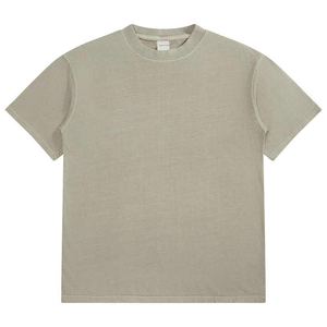 Nueva llegada Vintage 280gsm Acid Wash Tee Heavyweight 100% algodón Plain Jersey camiseta personalizada con serigrafía diseño en blanco a granel - Product Image 4