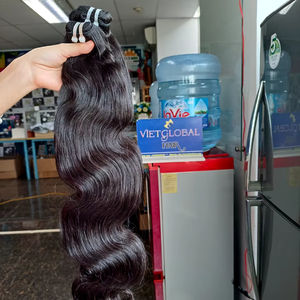Venta al por mayor natural vietnamita Super doble dibujado cuerpo onda paquetes de extensiones de cabello humano crudo - Product Image 1