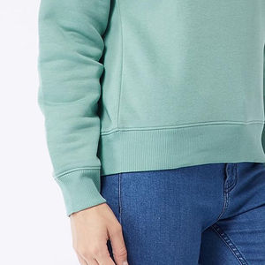 Factory Manufacture Activewear Long <b>Sleeves</b> Crew Neck <b>Sweatshirts</b> for Women's Cheap Price Customized Loose-fit Breathable 320g - Product Image 2