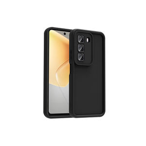 Coque de protection en silicone premium Infinix Hot 50 4G A53 5G avec motif ananas MRSA vert foncé et protection d'objectif - Product Image 2