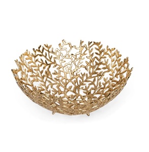 New Arrival Aluminium Metal <b>Decorative</b> Bowl <b>for</b> Home Decor Home <b>Kitchen</b> and Dining Table Top Unique Design Bowl. - Product Image 2