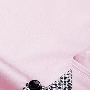 Camisas de Vestir Casuales de Punto Hechas a Medida para Hombre, Estilo Simple y Elegante con Cuello de Botones, Camisas de Vestir Personalizadas - Product Image 6