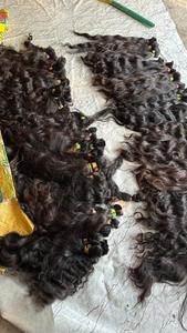 Cabello Remy Ondulado Natural Indio Negro Natural de Alta Calidad, 30 Pulgadas, 100% Cabello Humano, Doble Trama a Máquina para Extensiones y Pelucas - Product Image 4