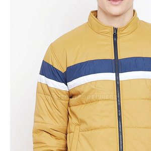 Chaqueta Acolchada para Hombre con Logotipo Personalizado al por Mayor, Transpirable, Ecológica, Impermeable, para Uso en Exteriores, Informal, de Nailon/Poliéster, Estilo Mandarín - Product Image 6