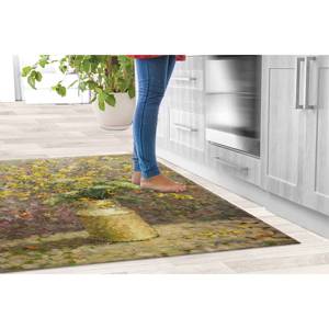 Tapis floral style ferme : Décoration botanique pour entrée, tailles personnalisées, tapis en chenille - Product Image 3