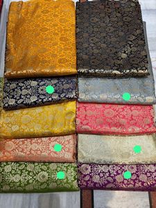 Tissu élégant de brocart de Jacquard de mélange de soie pour adapter la décoration à la maison et la quantité minimale de commande à la mode de fournisseur de B2B - Product Image 2