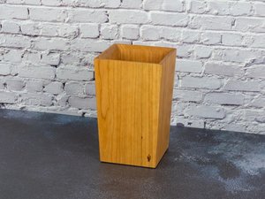 Porte-ustensiles en bois de style rustique pour comptoir de cuisine, bois massif naturel, organisateur de rangement pour ustensiles de cuisine - Product Image 3