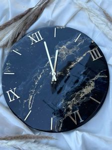 RELOJ DE PARED DE RESINA BOOST CON Reloj de pared de diseño artístico hecho a mano único Arte de resina de La India - Product Image 3