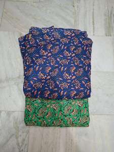 Tela de Algodón Orgánico Estampada en Serigrafía de 60x60 cm para Vestidos, Bolsos y Niños/Niñas, Resistente a Desgarros, Ligera, por Yarda - Product Image 3