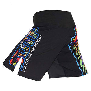 Short MMA léger professionnel Impression de logo personnalisé Vêtements de combat pour hommes de haute qualité pour la boxe et les arts martiaux - Product Image 4