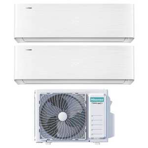 Aire Acondicionado Hisense Energy Pro X Inverter Dual Split 9000+9000 BTU A++ R32 con Conectividad Wi-Fi para Uso Doméstico - Product Image 1