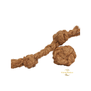 Coir Fiber Rope Chew Toy Eco Friendly Natural Coconut Fiber Dental Cleaning Safe Durable Pet Toy Made In Vietnam - Product Image 3