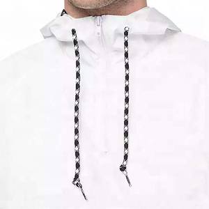 2024 Men's High Street <b>Jacket</b> Custom Printed Embroidered Logo Half Zipper <b>Pullover</b> in Polyester Nylon Canvas Block Color Pockets - Product Image 4